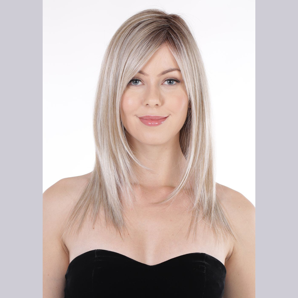 Straight Press 18 in Red Penny (Monofilament Top) - Café Collection by BelleTress ***CLEARANCE***