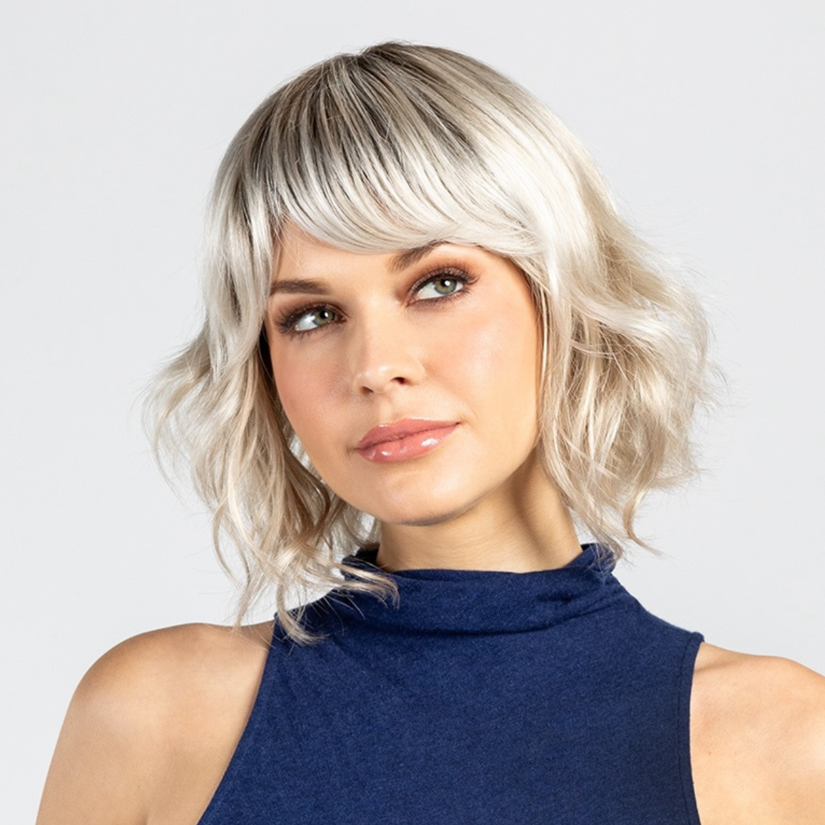 Marsha in Platinum Shadow - Synthetic Wig Collection by Envy ***CLEARANCE***