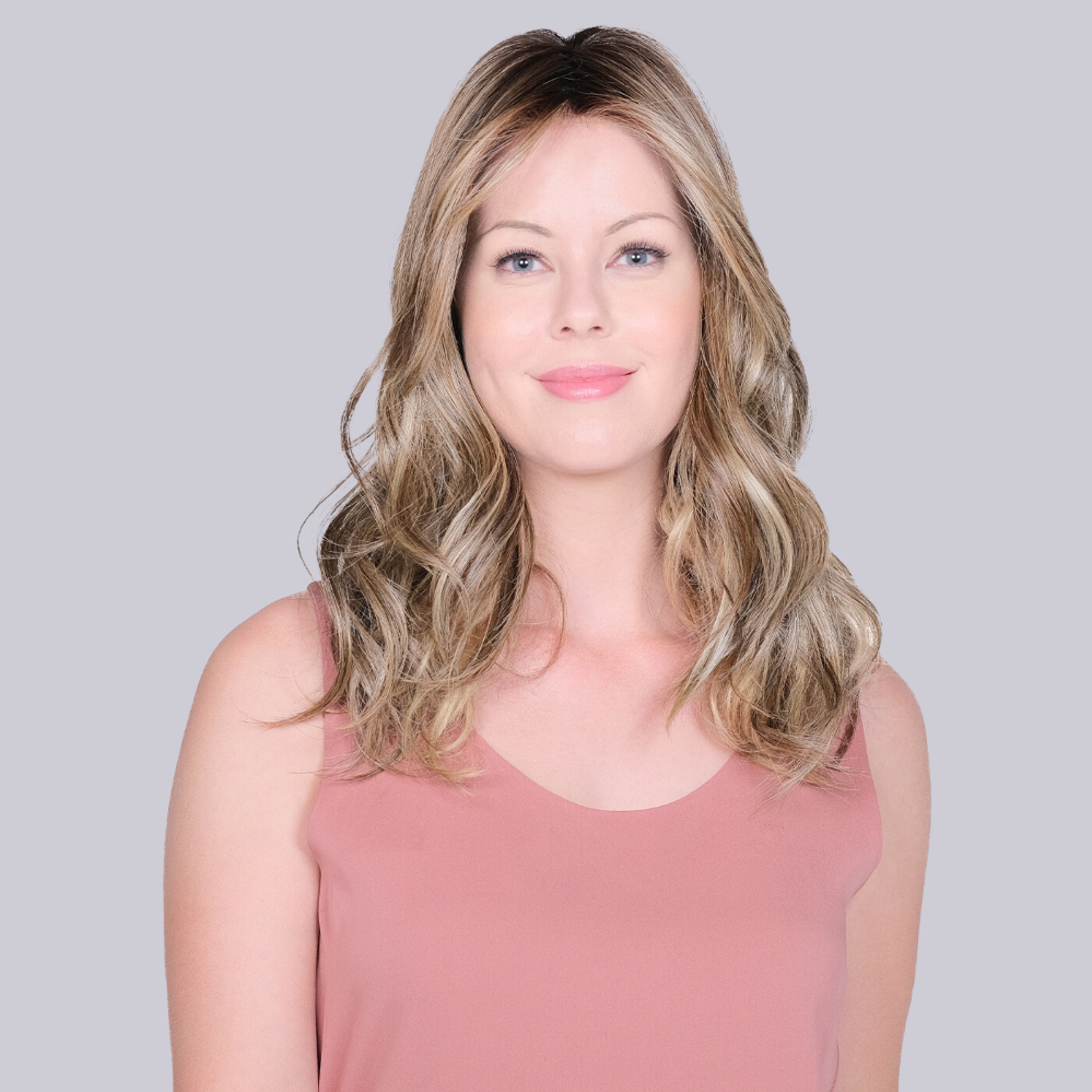 Lace Front Mono Topper Peerless 19" - Café Collection by BelleTress