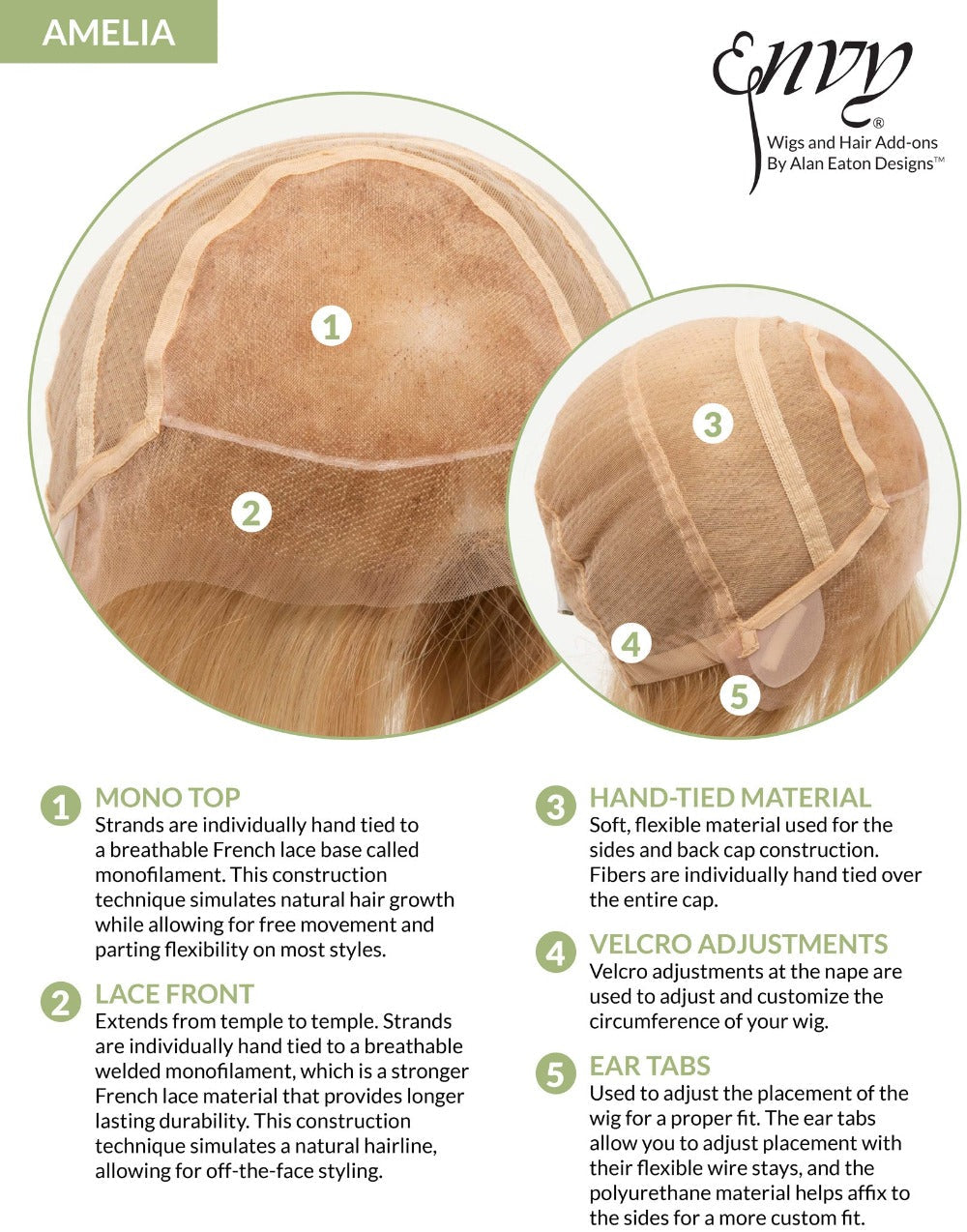 Amelia in Cinnamon Raisin - Human Hair Collection by Envy ***CLEARANCE***