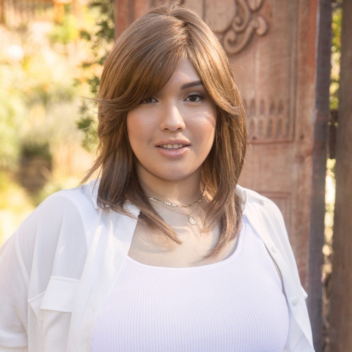 Hayden in Honey Brown-R - Monofilament Collection by Amore ***CLEARANCE***