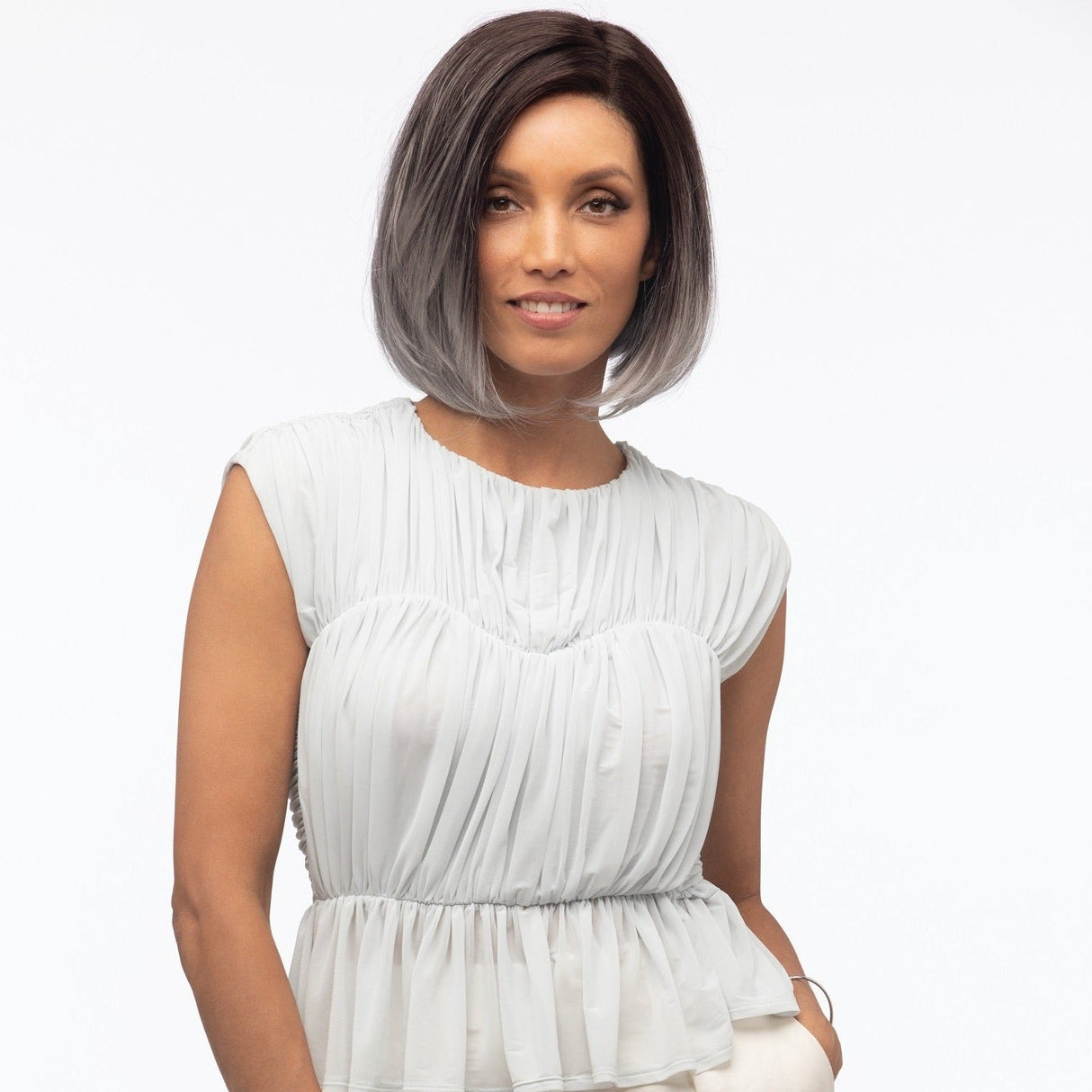 Jamison in Graydient Storm - Naturalle Front Lace Line Collection by Estetica Designs ***CLEARANCE***