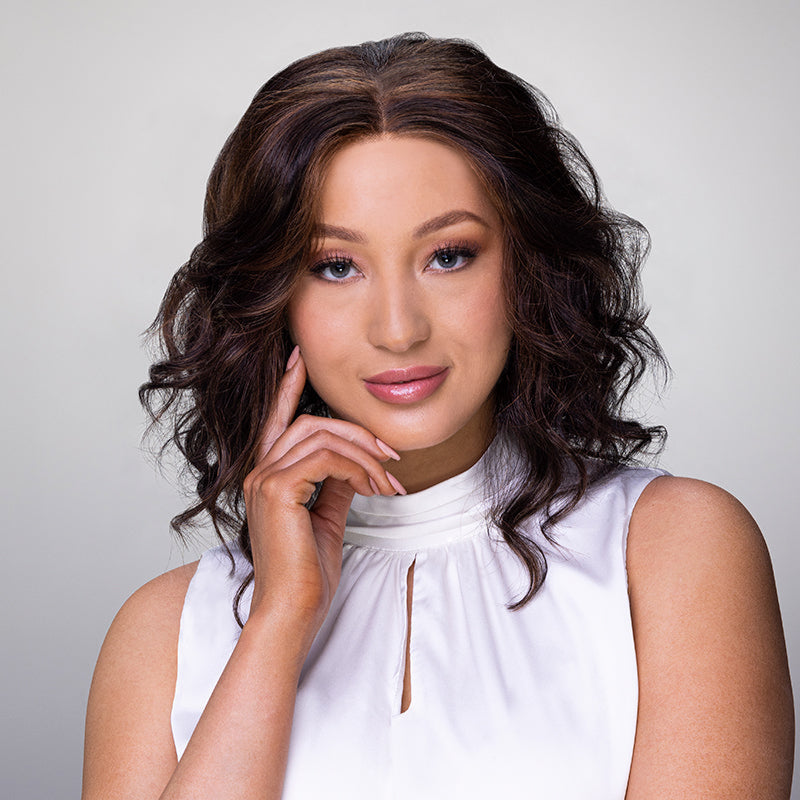 Julianne Lite Petite in 1BRH30 Chocolate Pretzel - SmartLace Lite Collection by Jon Renau ***CLEARANCE***