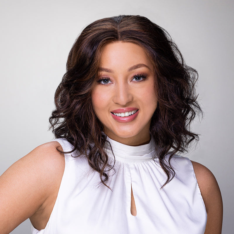 Julianne Lite Petite in 1BRH30 Chocolate Pretzel - SmartLace Lite Collection by Jon Renau ***CLEARANCE***