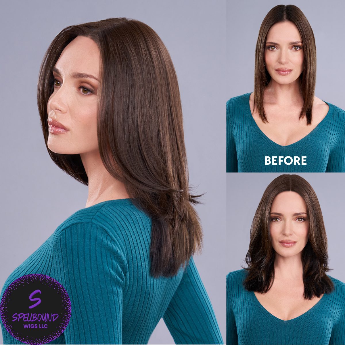 Top Trend Lace HD Straight 14" Topper - Synthetic Topper Collection by Jon Renau