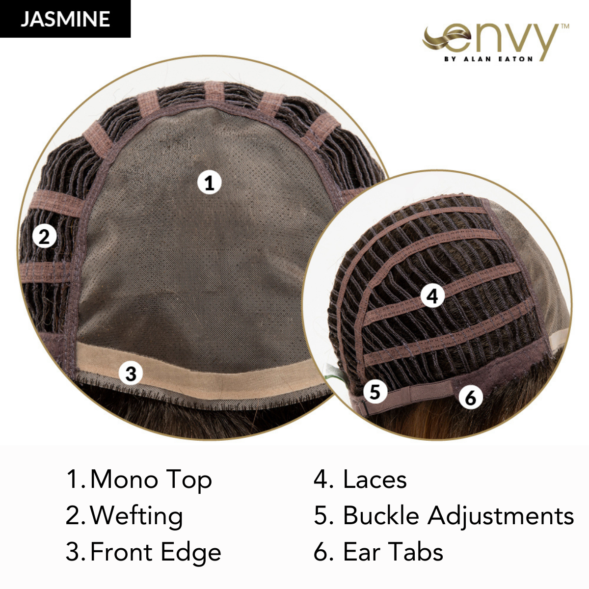 Jasmine - Synthetic Wig Collection by Envy