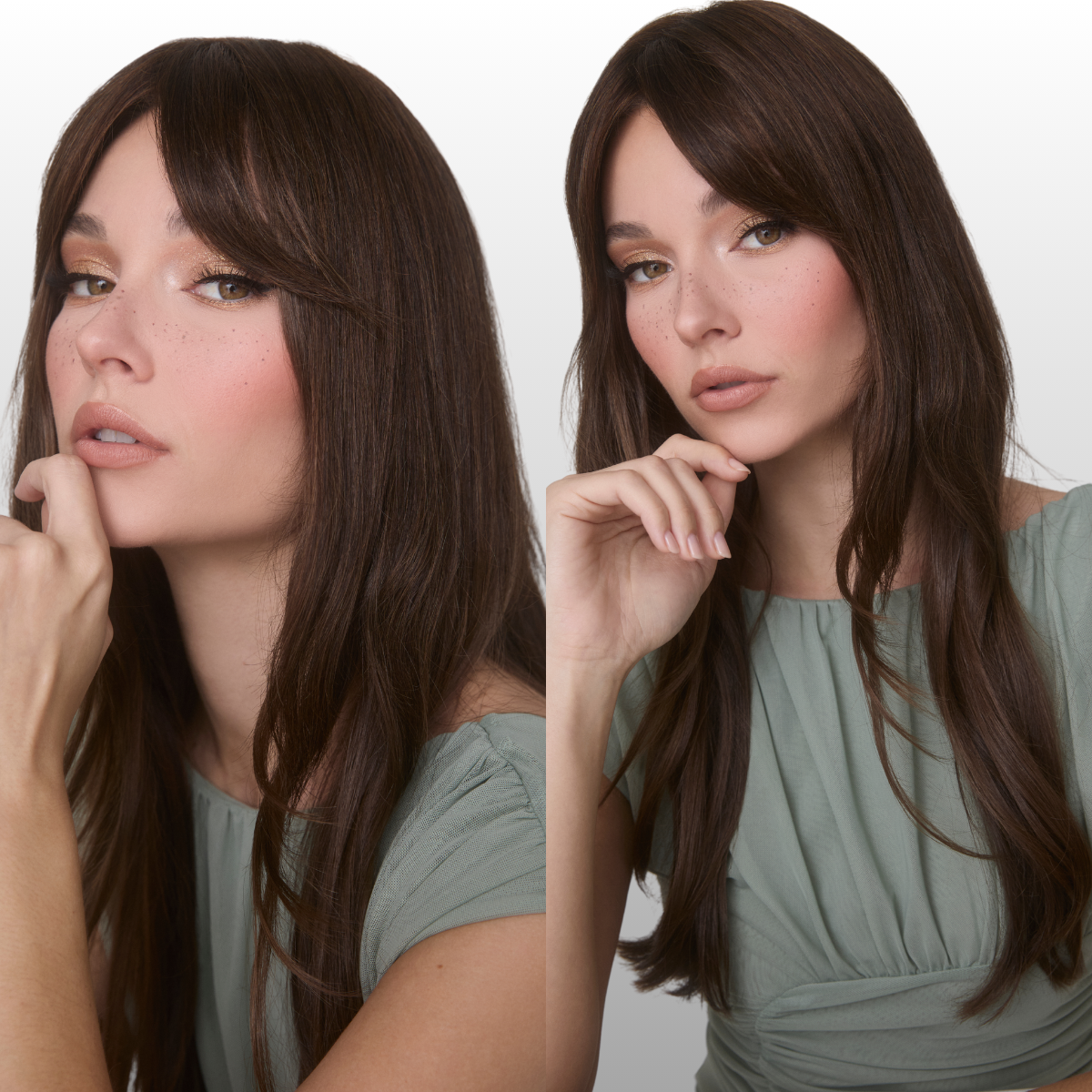 Diamond Top Piece (Remy Human Hair) - Accessory Hairpiece Collection by Amore