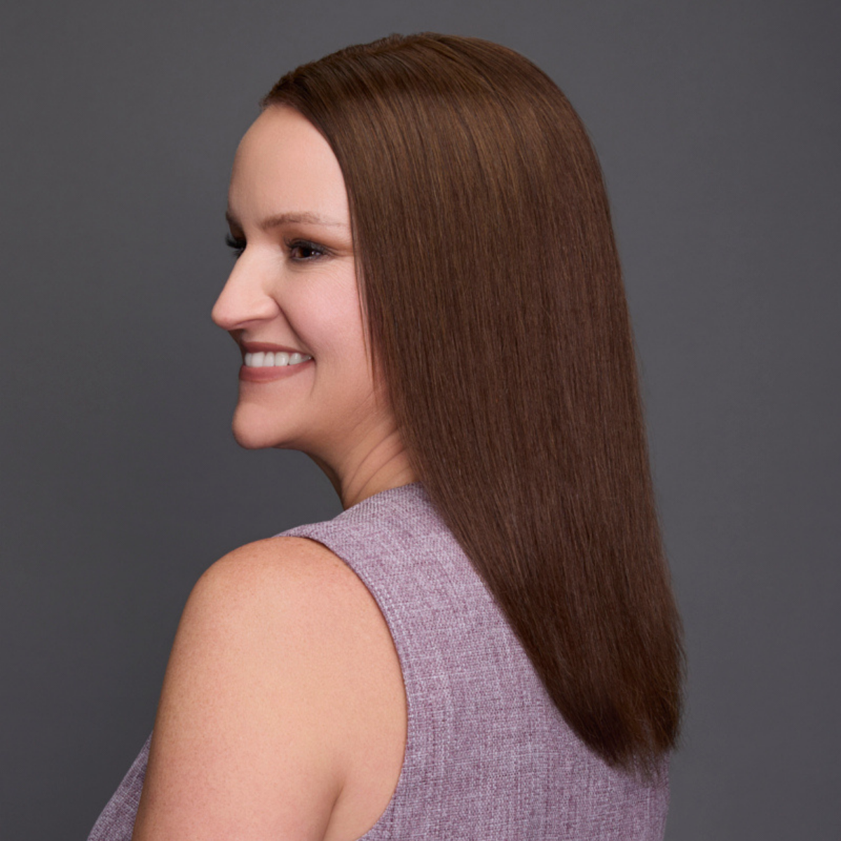 easiPart XL Wide 14" Human Hair Topper - Human Hair Topper Collection by Jon Renau