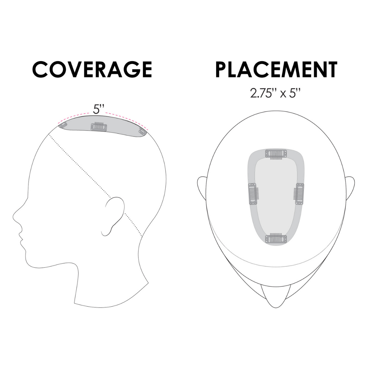 easiPart 12" Human Hair Topper - Human Hair Topper Collection by Jon Renau