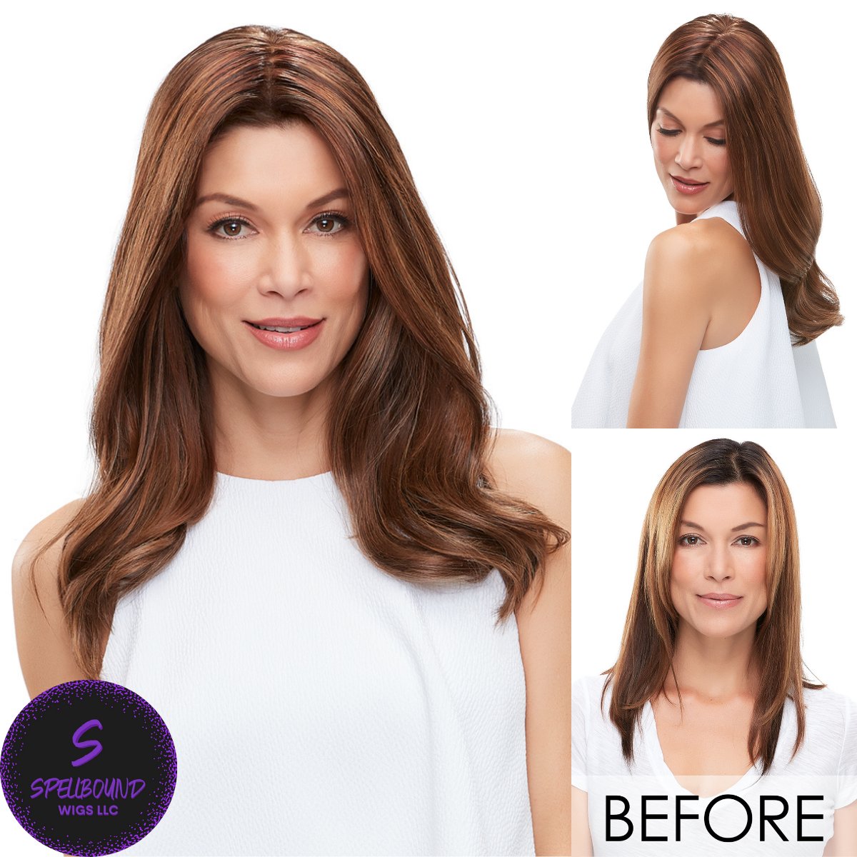 easiPart XL French 18" Human Hair Topper - Human Hair Topper Collection by Jon Renau