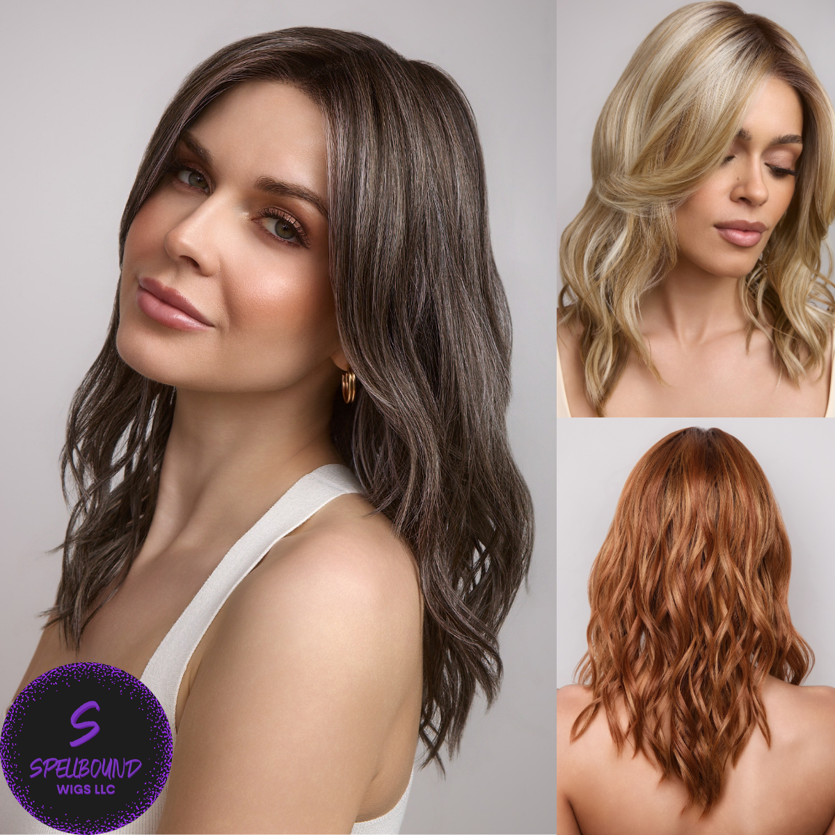 Maude in Snowy Umber-R - Monofilament Collection by Amore ***CLEARANCE***