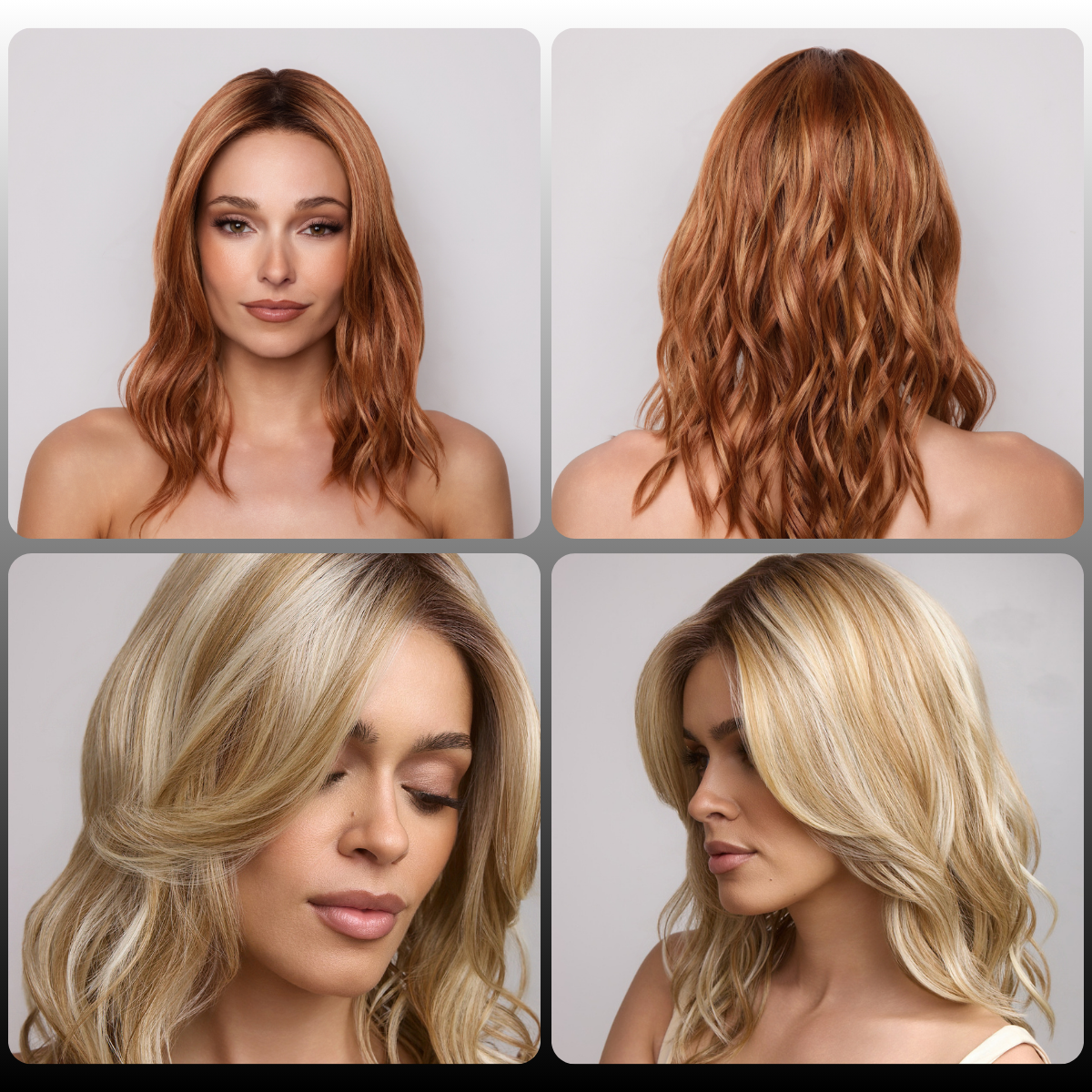Maude in Snowy Umber-R - Monofilament Collection by Amore ***CLEARANCE***