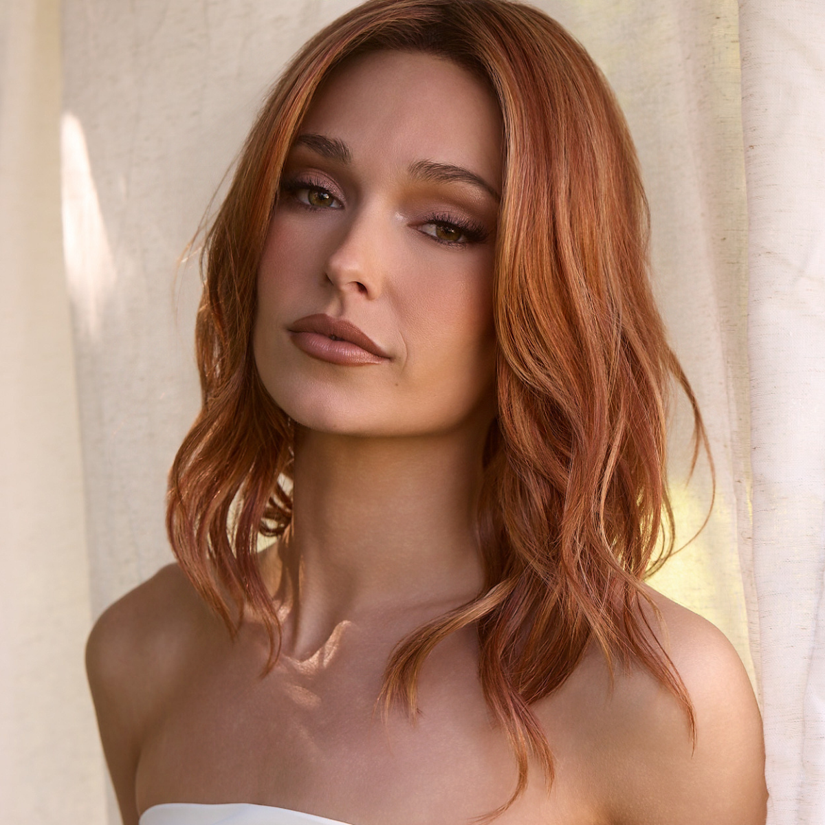 Maude in Snowy Umber-R - Monofilament Collection by Amore ***CLEARANCE***