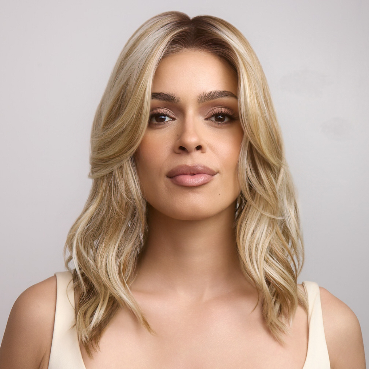 Maude in Snowy Umber-R - Monofilament Collection by Amore ***CLEARANCE***