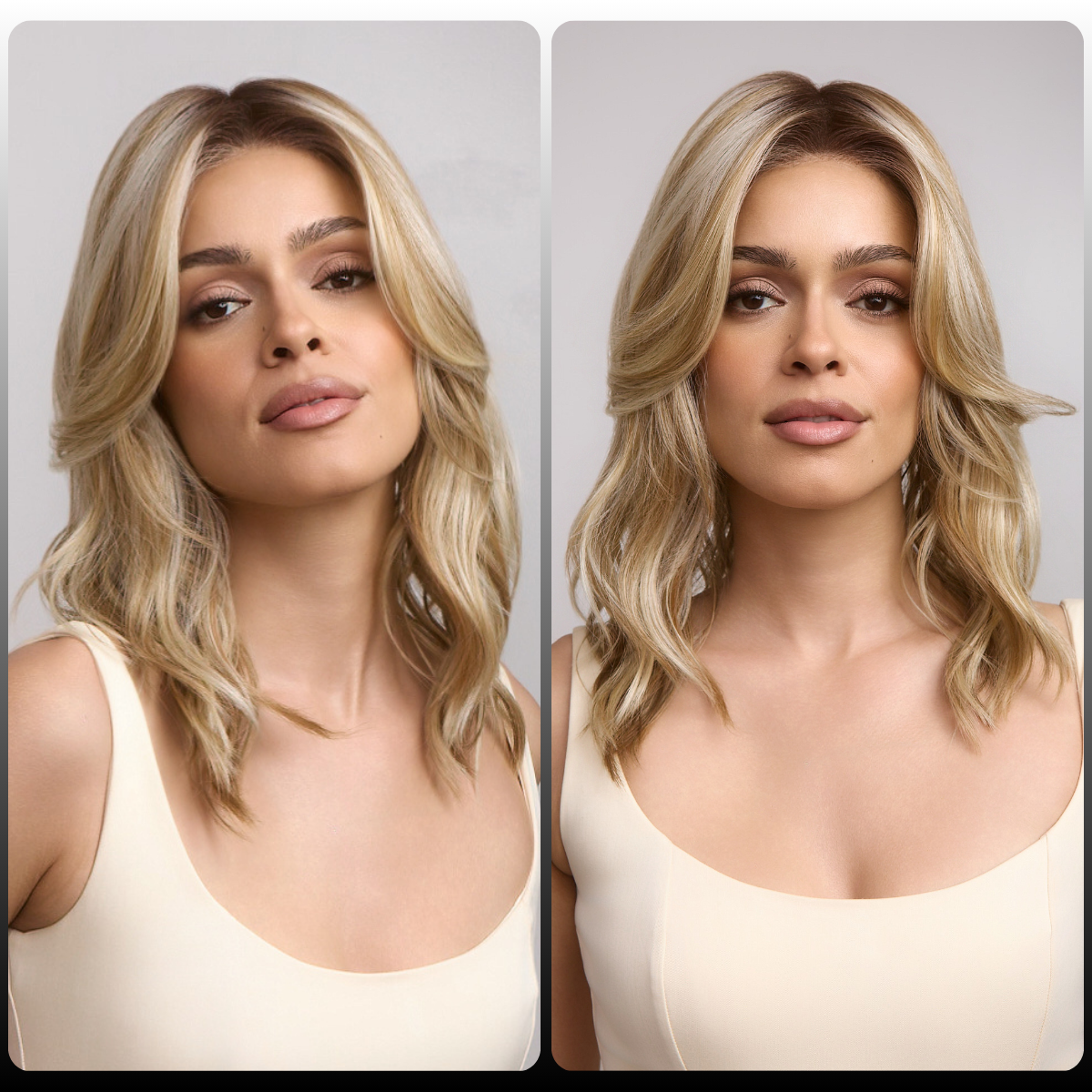 Maude in Snowy Umber-R - Monofilament Collection by Amore ***CLEARANCE***