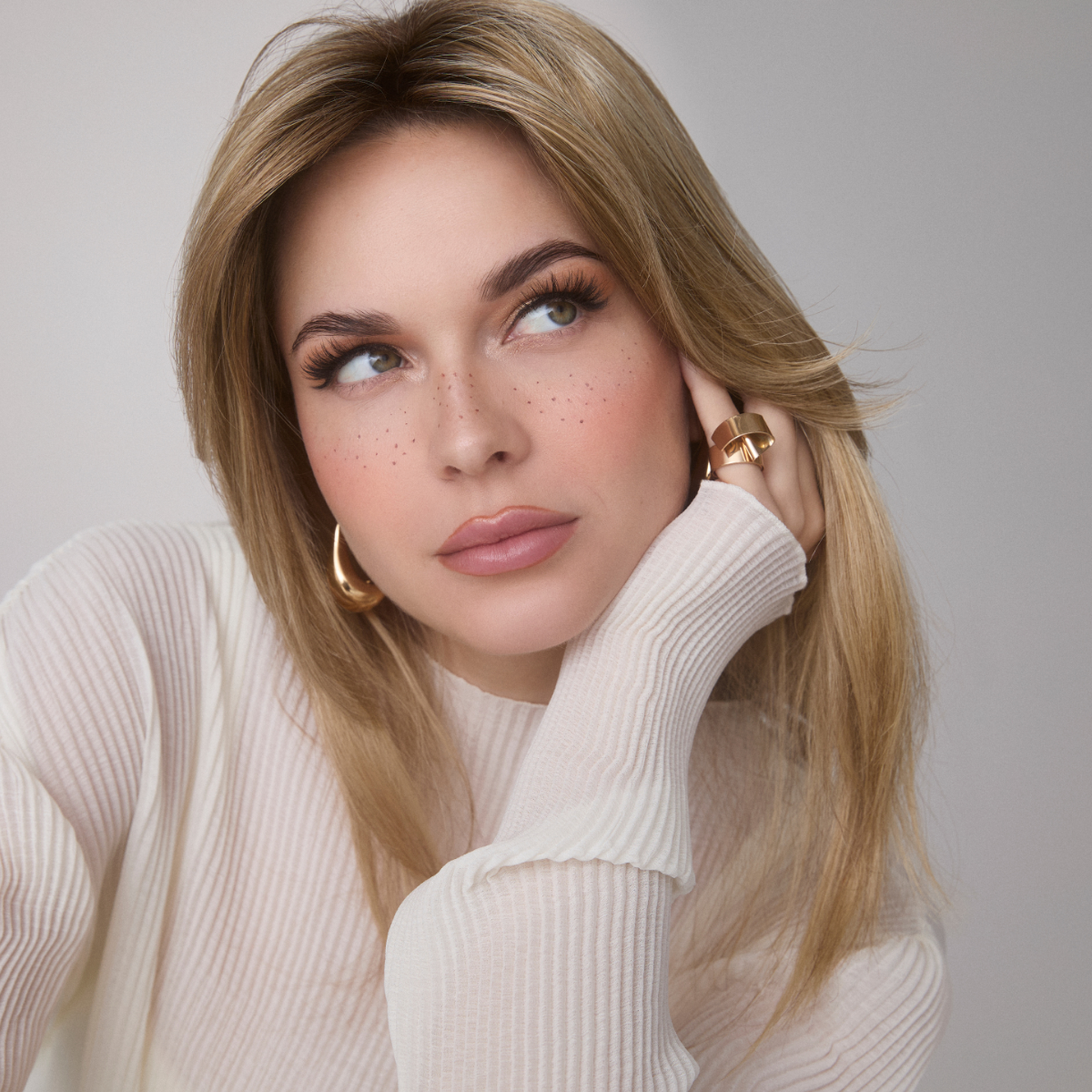 Medium Top Piece Mono - Accessory Hairpiece Collection by Amore