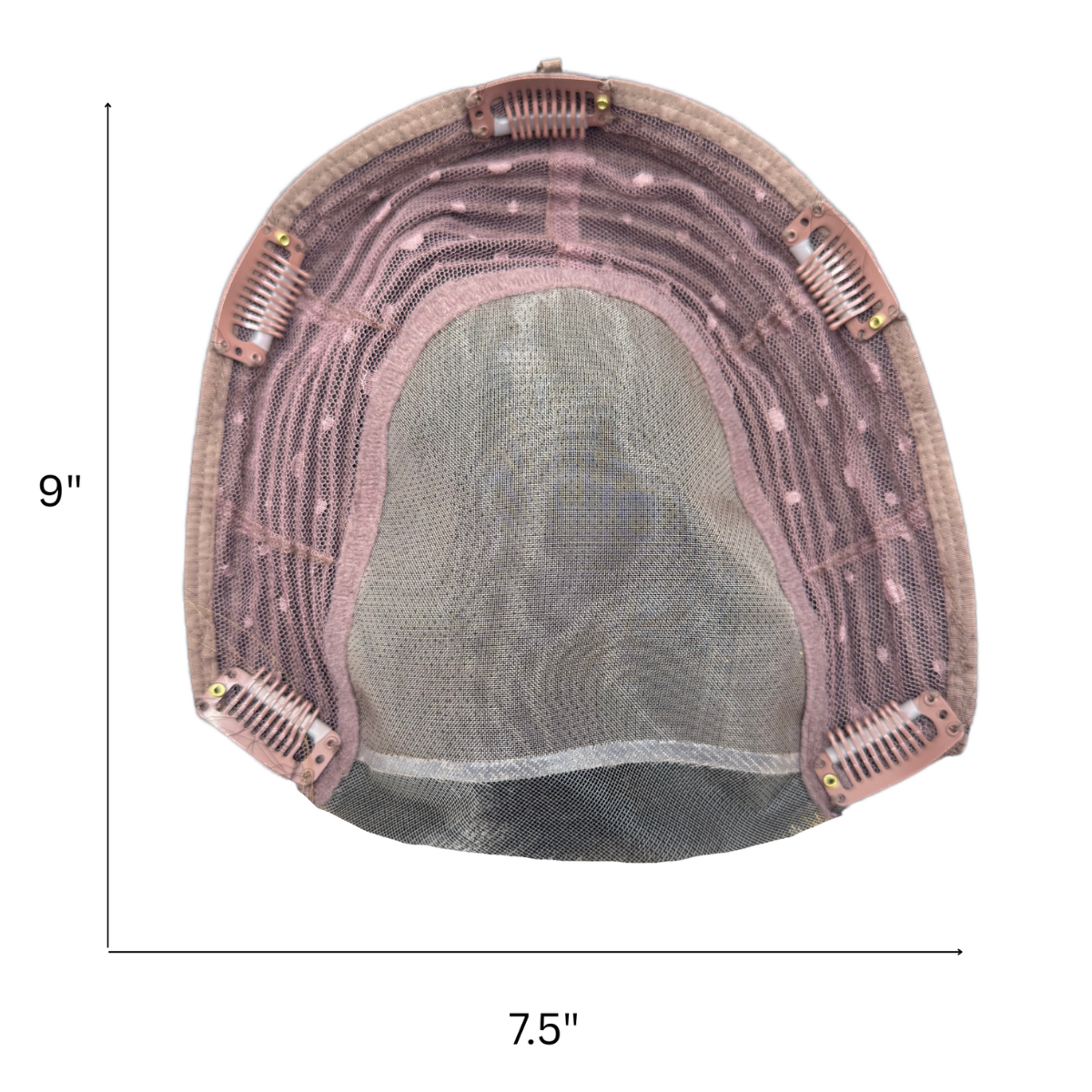 Medium Wavy Top Piece Mono - Accessory Hairpiece Collection by Amore