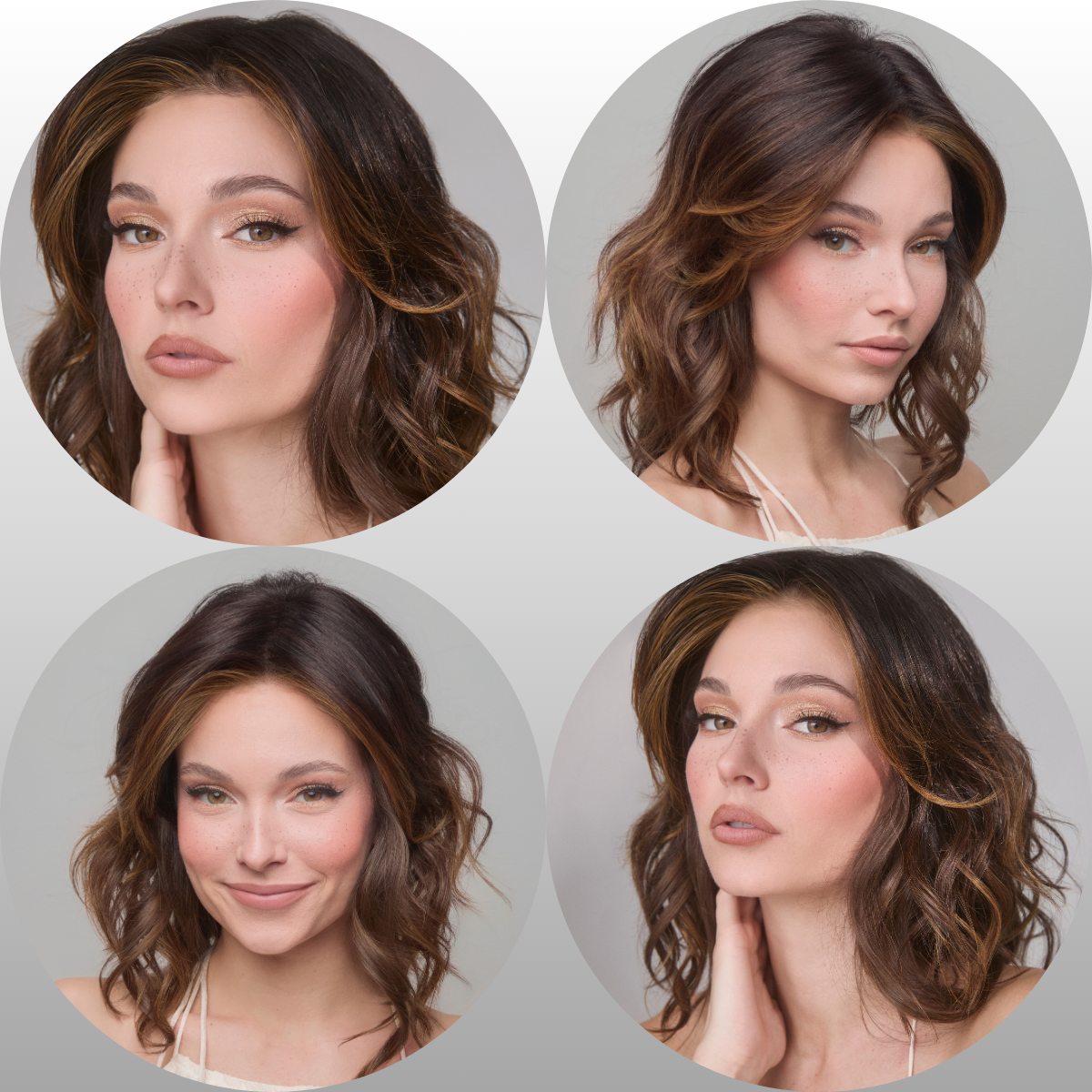 Medium Wavy Top Piece Mono - Accessory Hairpiece Collection by Amore