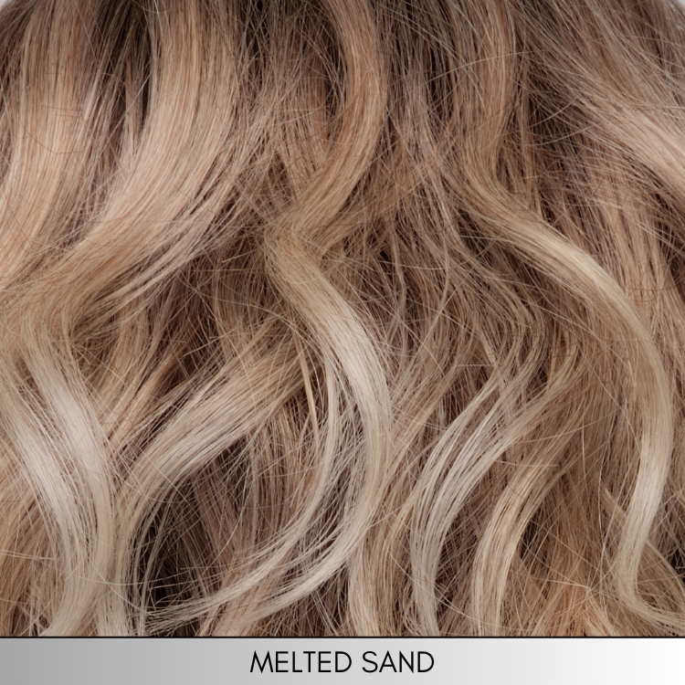 Medium Wavy Top Piece Mono - Accessory Hairpiece Collection by Amore