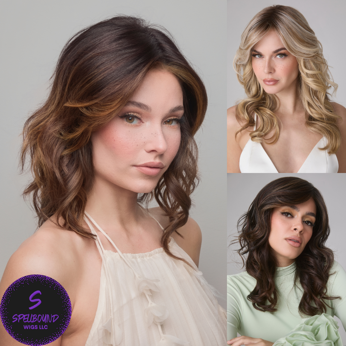 Medium Wavy Top Piece Mono - Accessory Hairpiece Collection by Amore