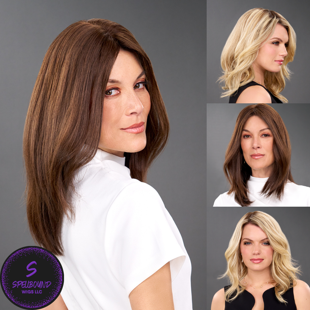 Top Flex 12" Human Hair Topper - Human Hair Topper Collection by Jon Renau