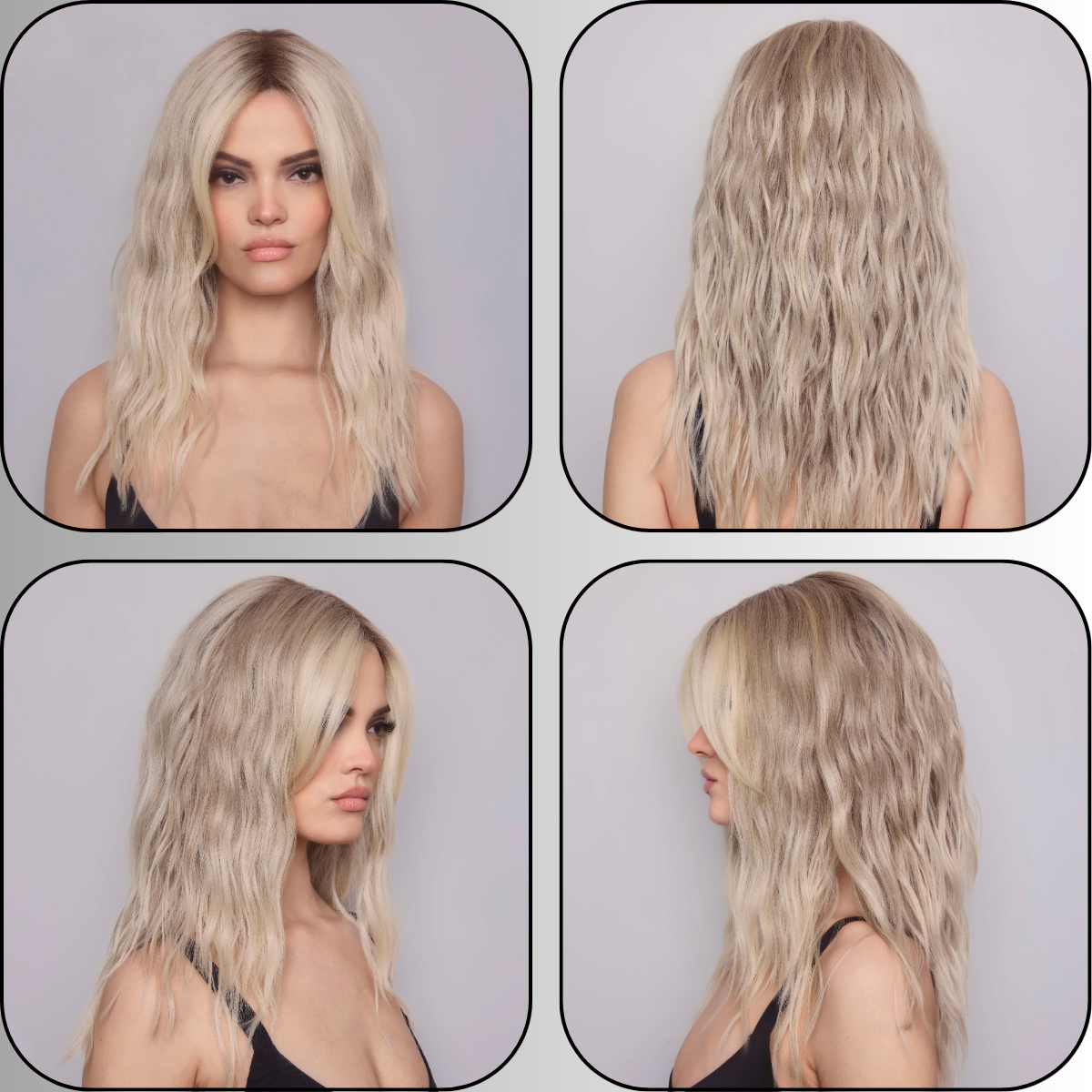 Roxie in Mushroom Melange - Alexander Couture Collection by Rene of Paris ***CLEARANCE***