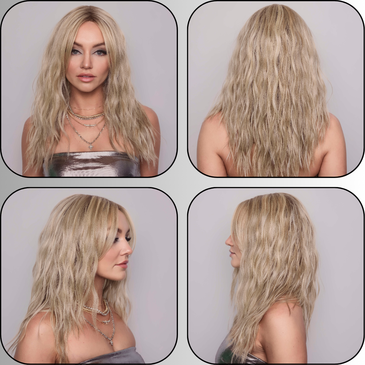 Roxie in Mushroom Melange - Alexander Couture Collection by Rene of Paris ***CLEARANCE***