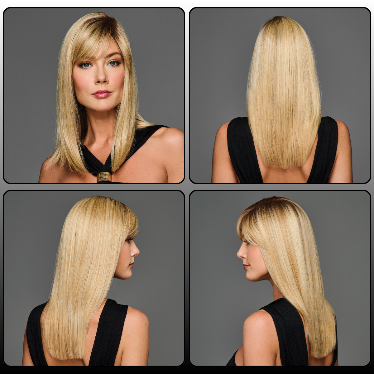 Side Fringe HD Topper - Extensions and Hairpieces by Hairdo