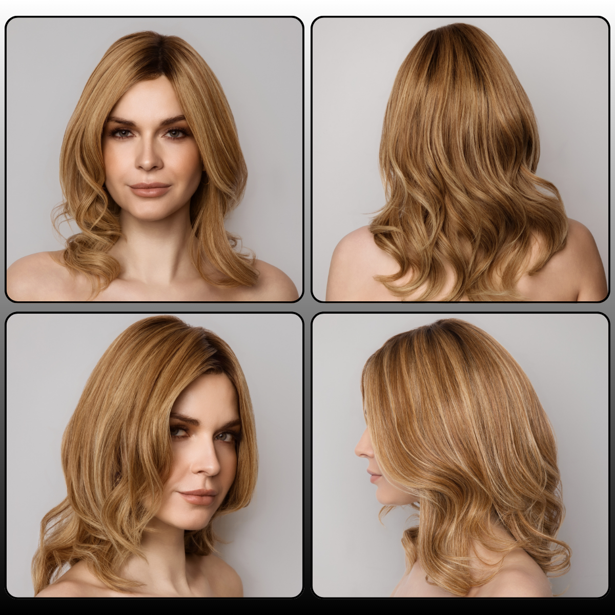 Thea (Remy Human Hair) - 100% Hand Tied Lace Front Collection by Amore