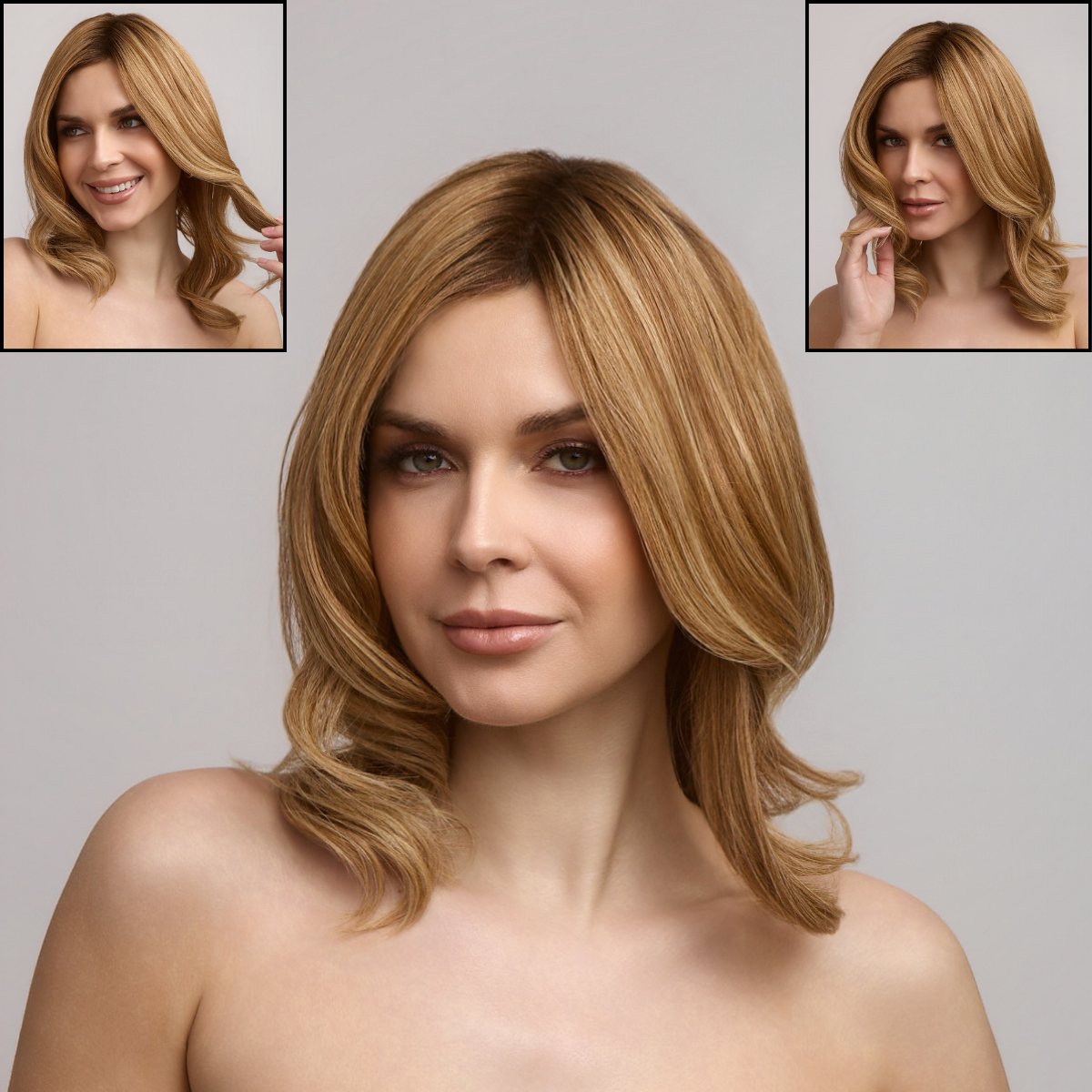 Thea (Remy Human Hair) - 100% Hand Tied Lace Front Collection by Amore