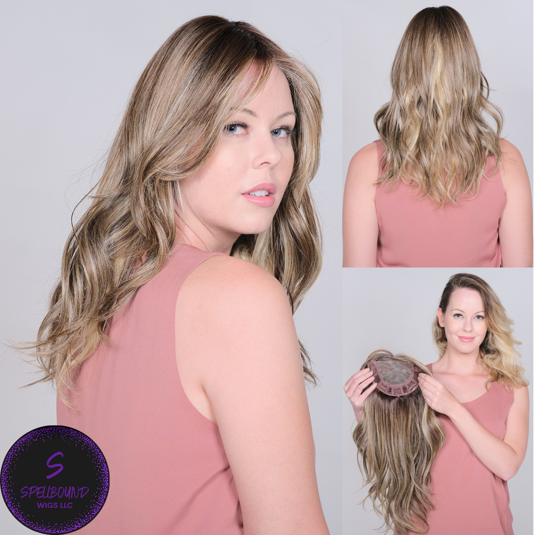 Lace Front Mono Topper Peerless 19" - Café Collection by BelleTress