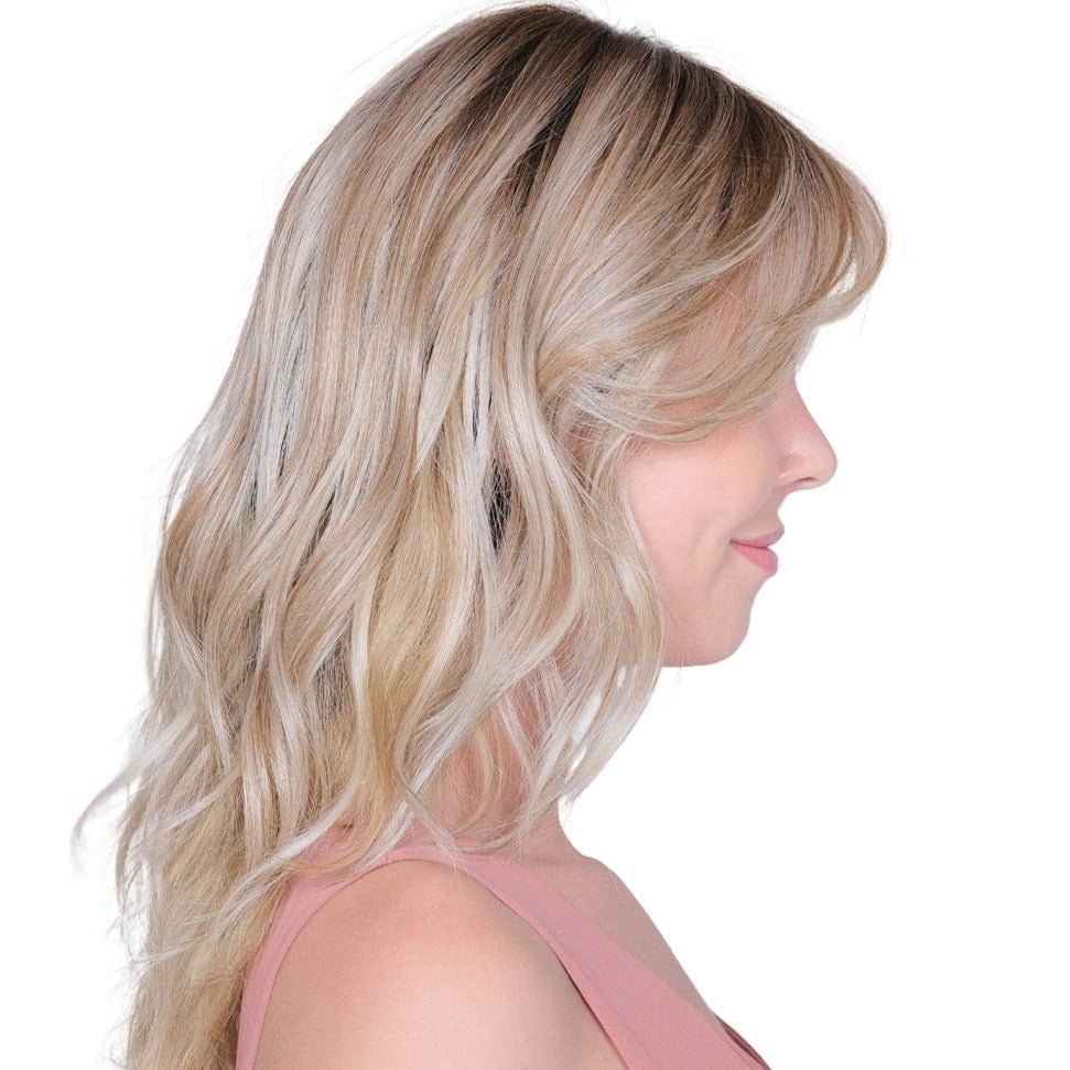 Lace Front Mono Topper Peerless 16" - Café Collection by BelleTress