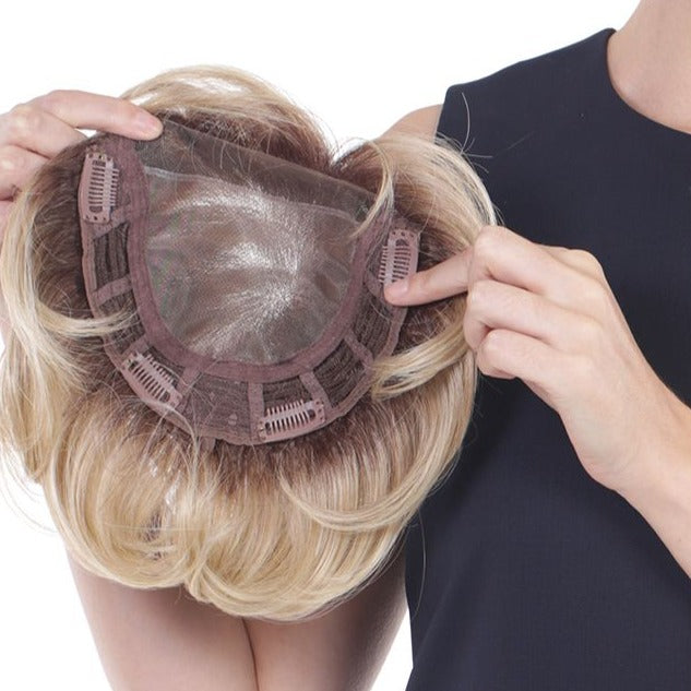 Lace Front Mono Topper Volume 6" - Café Collection by BelleTress