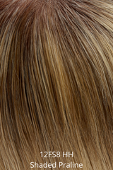 Top Flex 12" Human Hair Topper - Human Hair Topper Collection by Jon Renau
