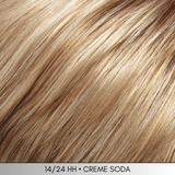 easiPart XL French 18" Human Hair Topper - Human Hair Topper Collection by Jon Renau