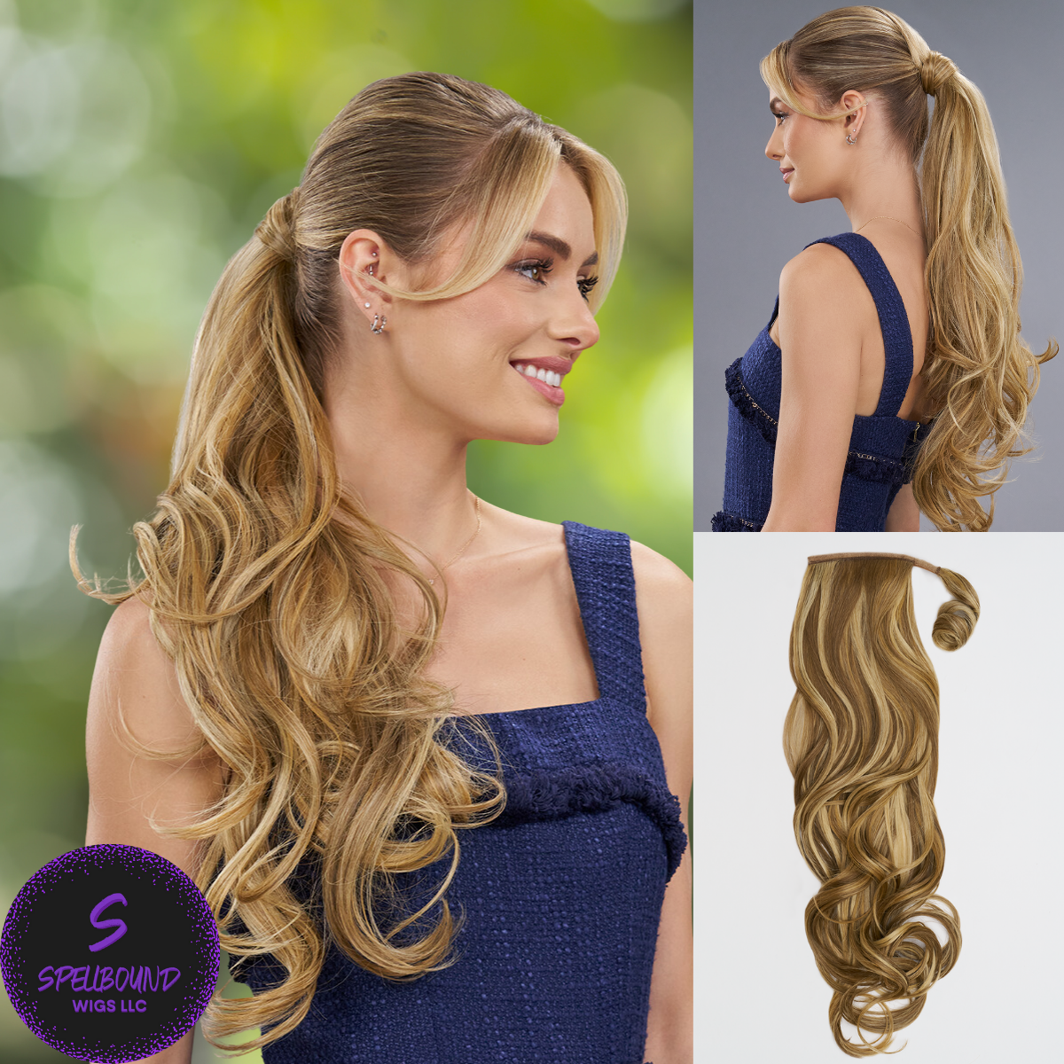 easiPony Long Wavy HD Ponytail Hairpiece - easiTress Hairpieces Collection by Jon Renau