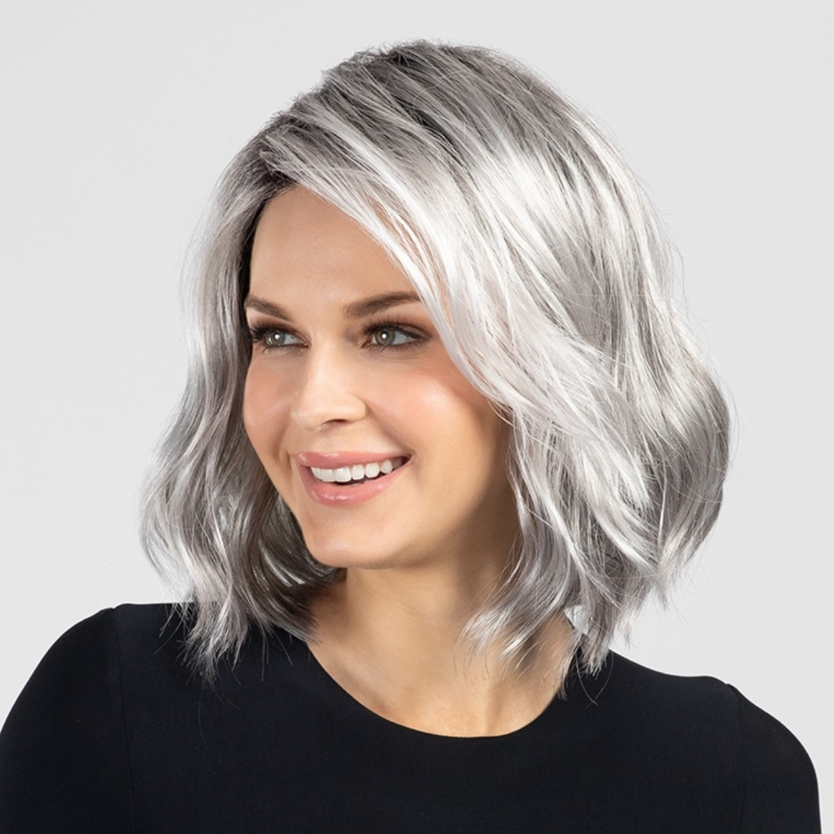 Charlotte in Platinum Shadow - Synthetic Wig Collection by Envy ***CLEARANCE***