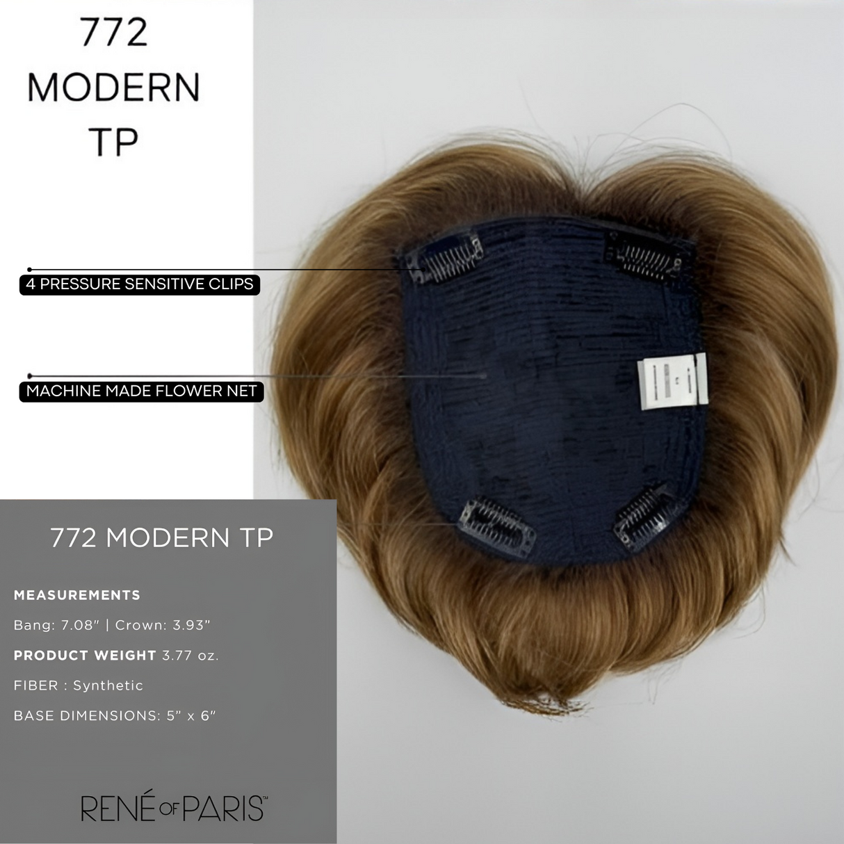 Modern Top Piece - Hi Fashion Hair Enhancement Collection by Rene of Paris