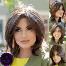Load image into Gallery viewer, Rose in Medium Brown - Synthetic Wig Collection by Envy ***CLEARANCE***
