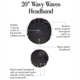 Wavy Waves 20" Headband - Kim Kimble Hair Collection