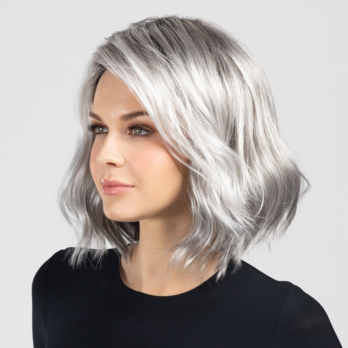Charlotte in Platinum Shadow - Synthetic Wig Collection by Envy ***CLEARANCE***