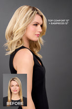 Load image into Gallery viewer, Top Flex 12&quot; Human Hair Topper - Human Hair Topper Collection by Jon Renau
