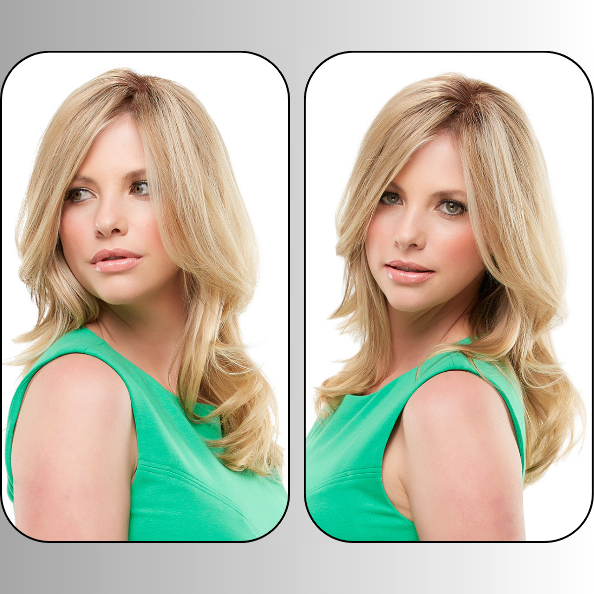 Top Form 12" Human Hair Topper - Human Hair Topper Collection by Jon Renau