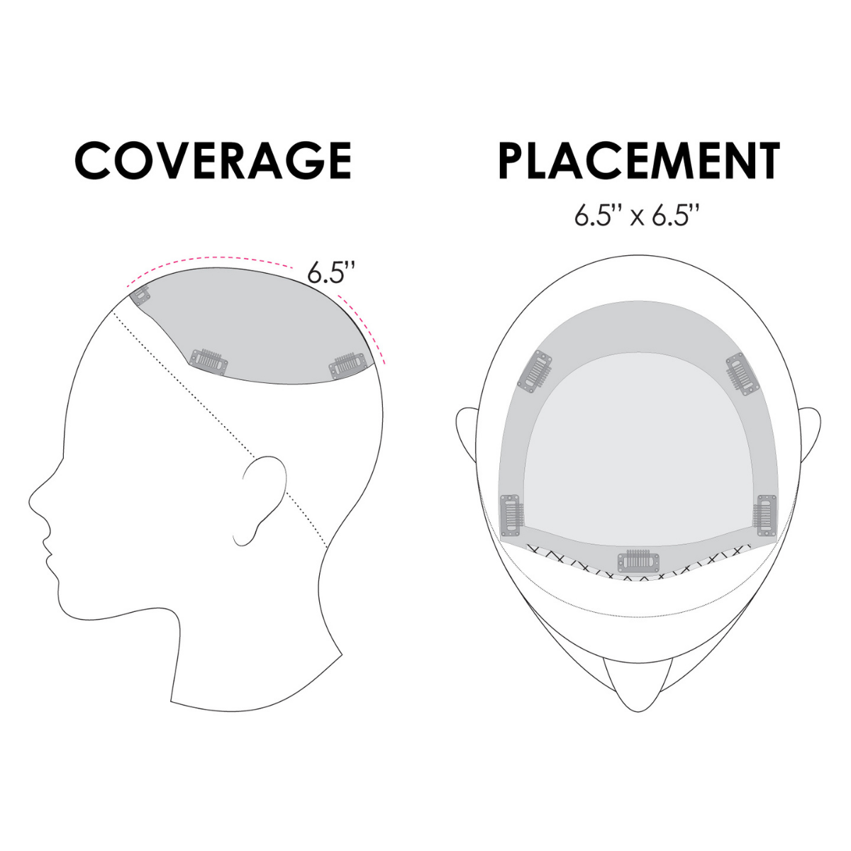 Top Form 12" Human Hair Topper - Human Hair Topper Collection by Jon Renau