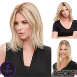 Top Form French 12" Human Hair Topper - Human Hair Topper Collection by Jon Renau