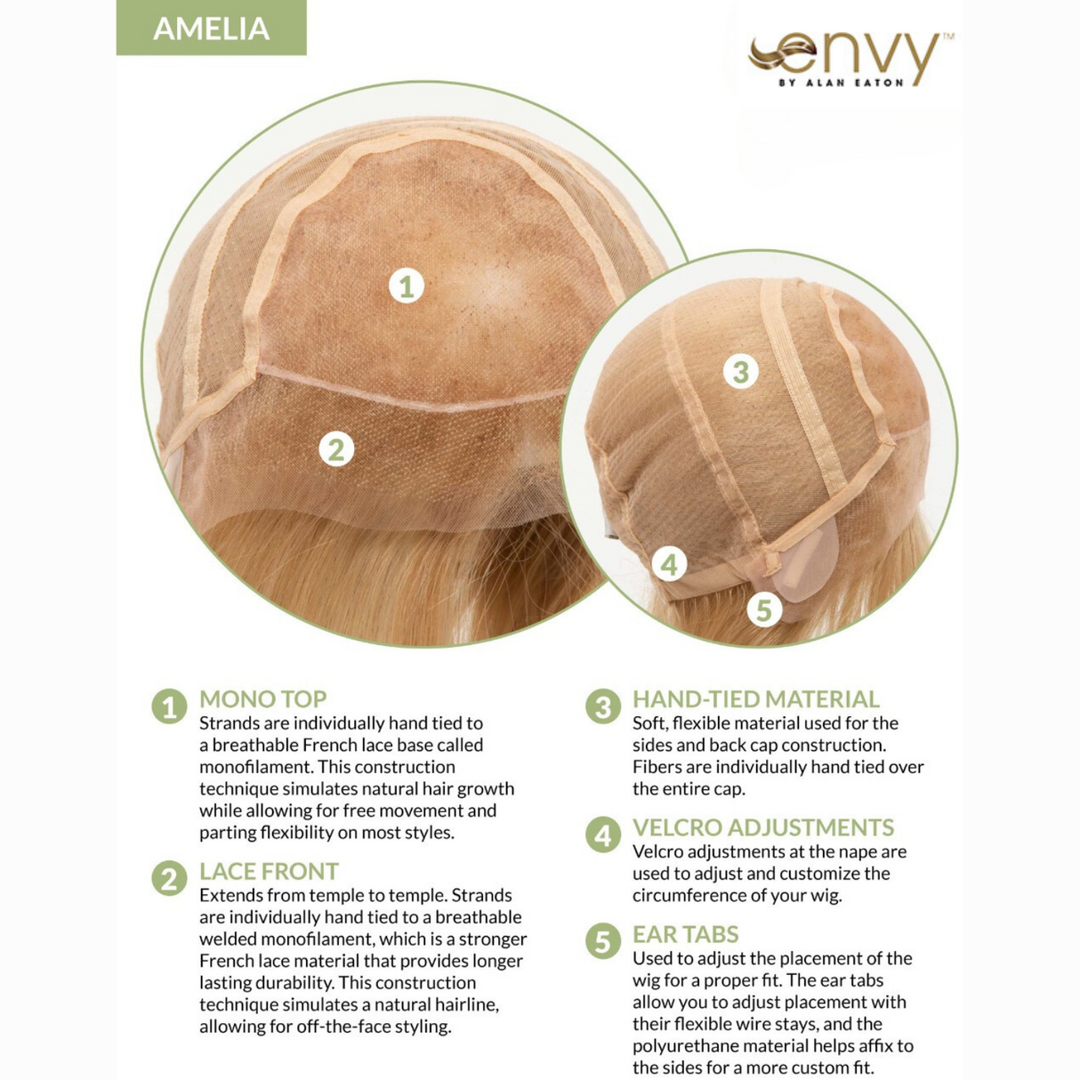 Amelia - Human Hair Collection by Envy