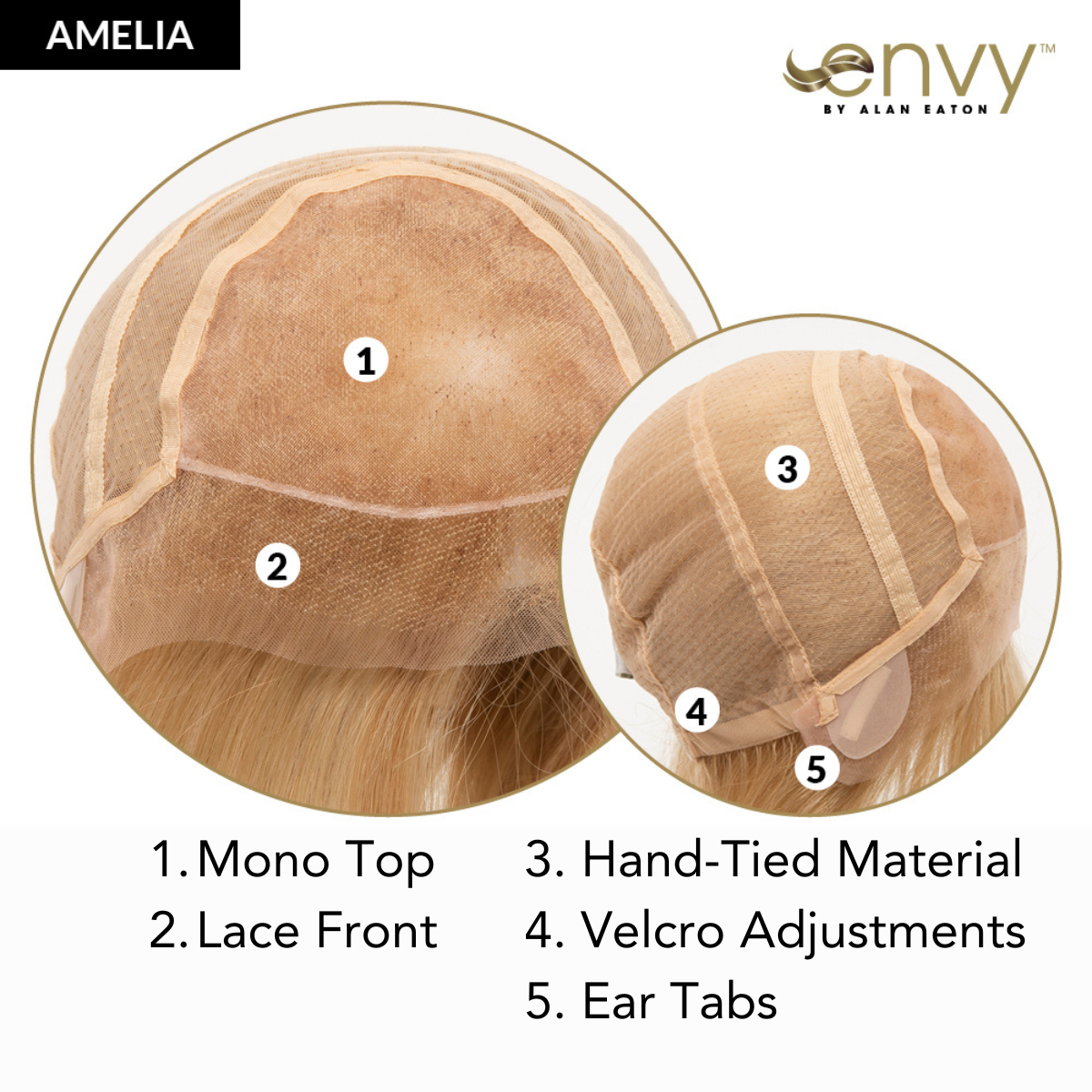 Amelia - Human Hair Collection by Envy