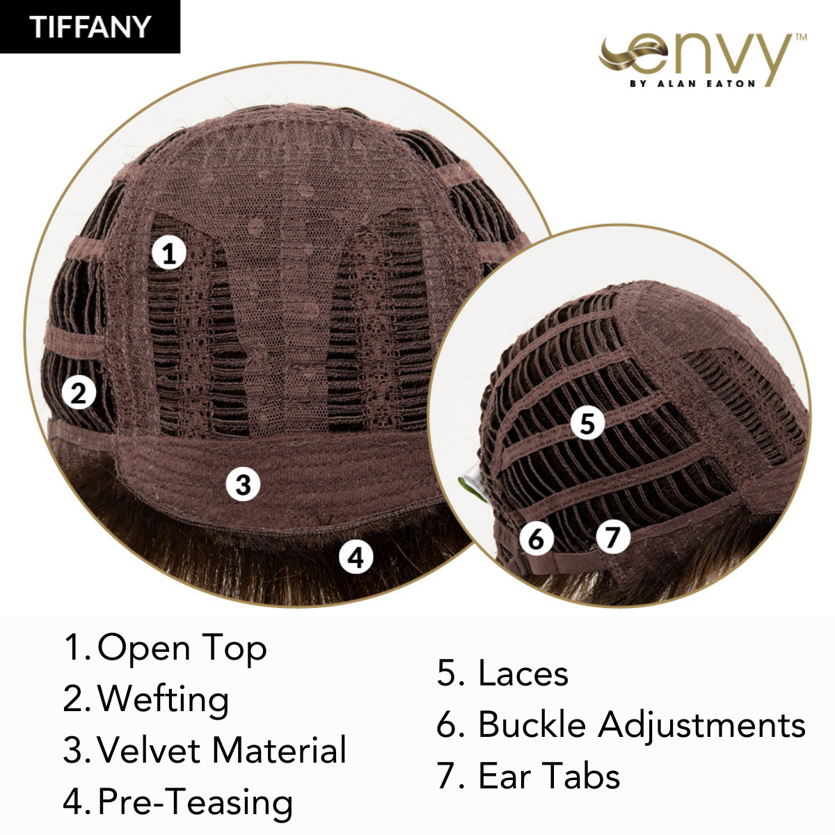 Tiffany (Large Cap) - Synthetic Wig Collection by Envy