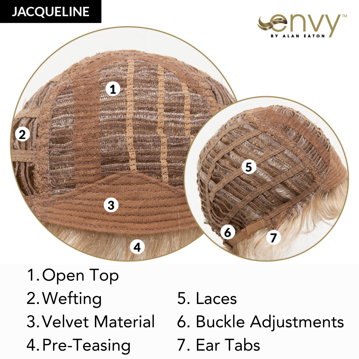 Jacqueline (Petite) - Synthetic Wig Collection by Envy