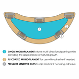 easiCrown 18" Human Hair Topper - Human Hair Topper Collection by Jon Renau